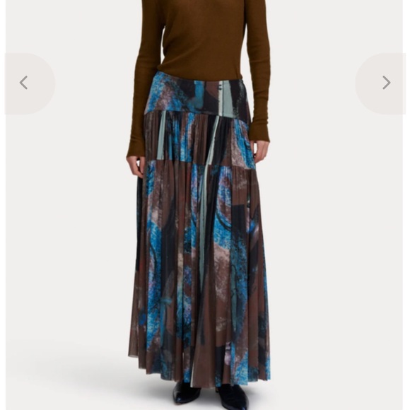 RACHEL COMEY Flock Skirt - Brown - Picture 7 of 7